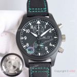 Swiss Made IWC Pilot's Watch Chronograph AMG Edition 44.5mm Black Dial